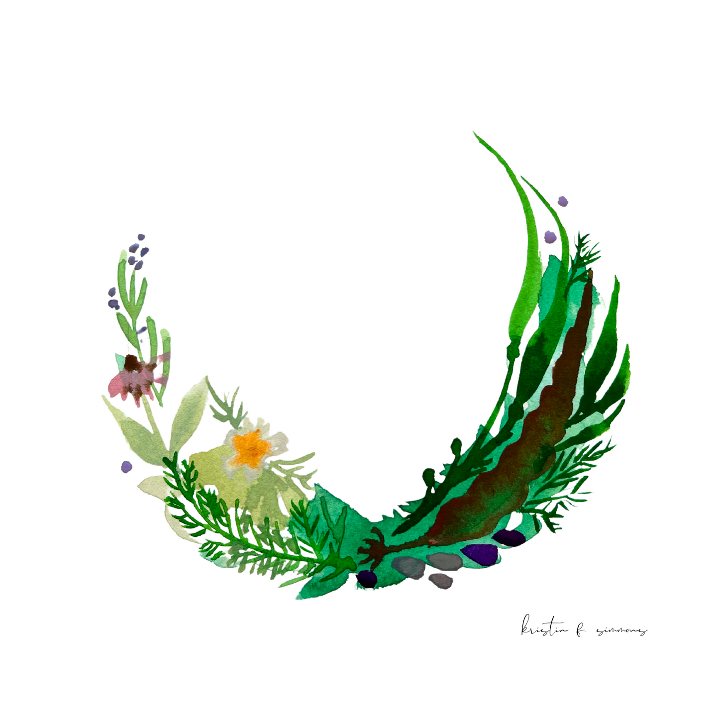 Sea Garden Wreath II