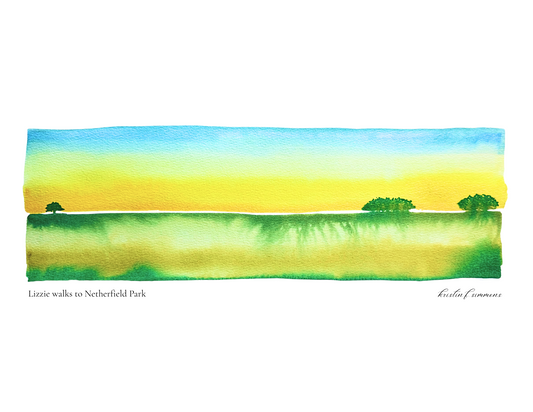 Lizze Walks to Netherfield Park