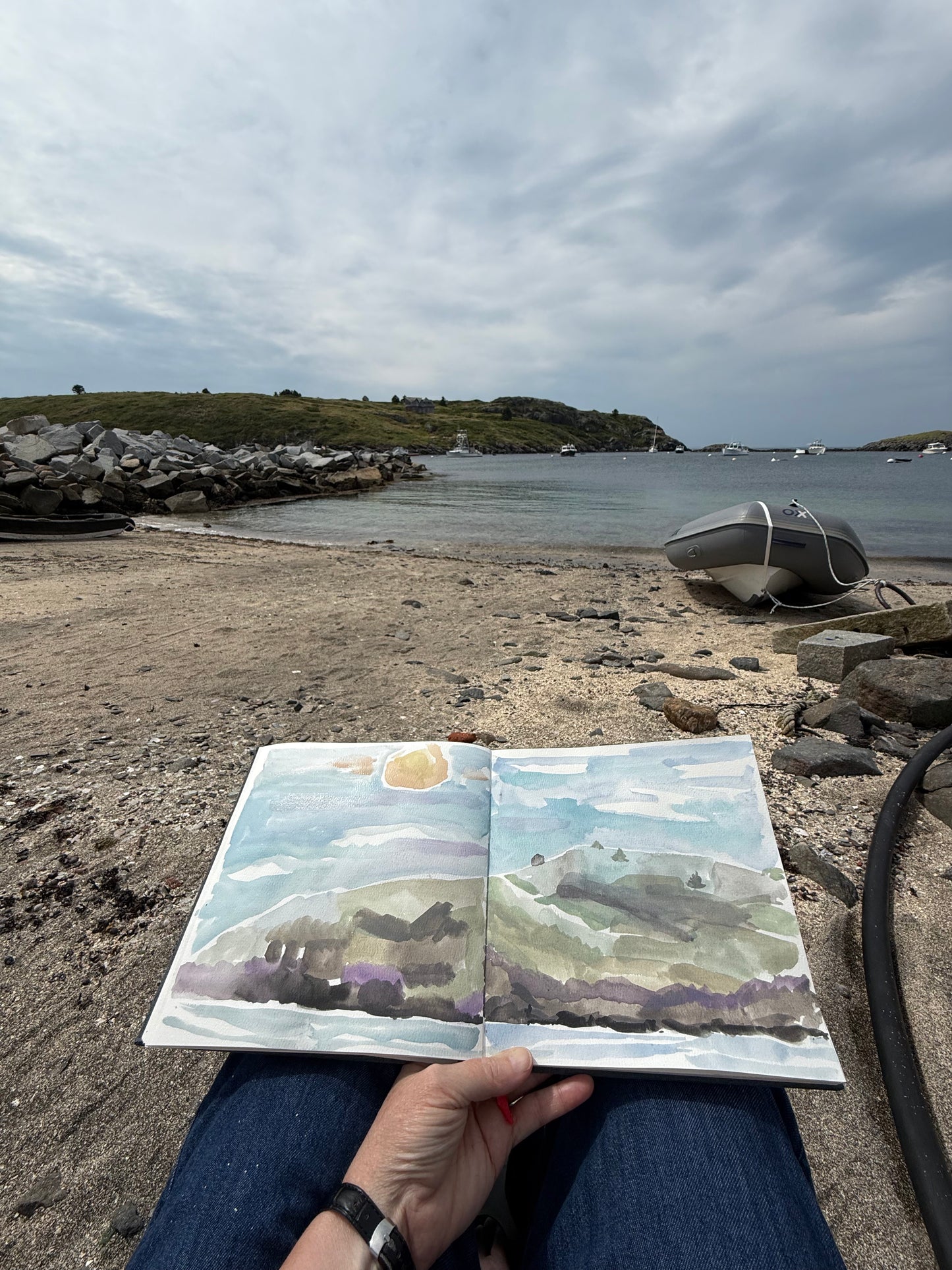 Monhegan Watercolor Art Retreat 2027 ~ July 23-27 Session 2